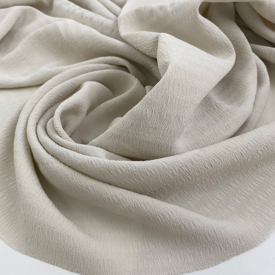 Silk blend jacquard crepe de chine